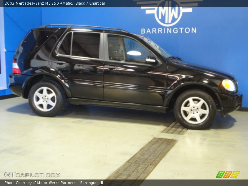 Black / Charcoal 2003 Mercedes-Benz ML 350 4Matic