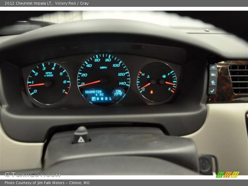 Victory Red / Gray 2012 Chevrolet Impala LT