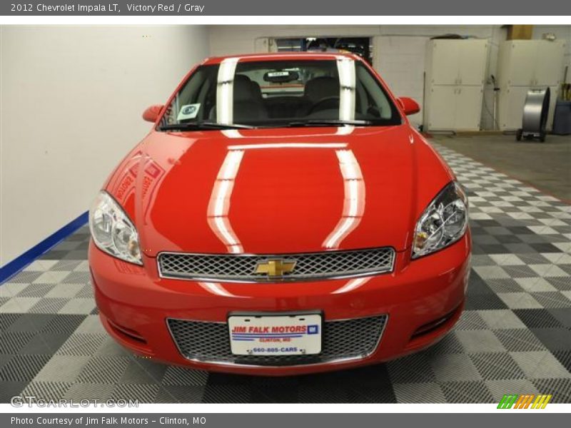 Victory Red / Gray 2012 Chevrolet Impala LT