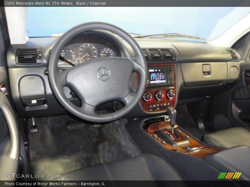 Black / Charcoal 2003 Mercedes-Benz ML 350 4Matic
