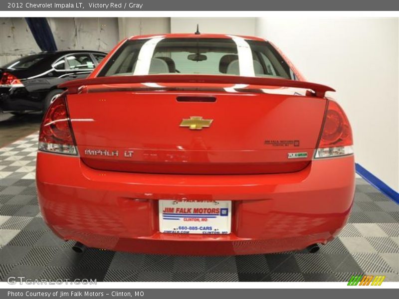 Victory Red / Gray 2012 Chevrolet Impala LT