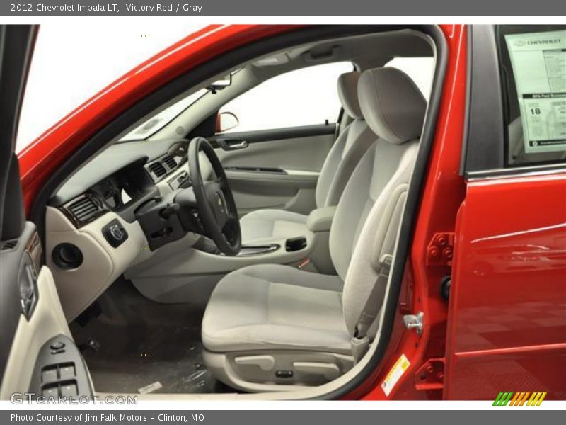 Victory Red / Gray 2012 Chevrolet Impala LT
