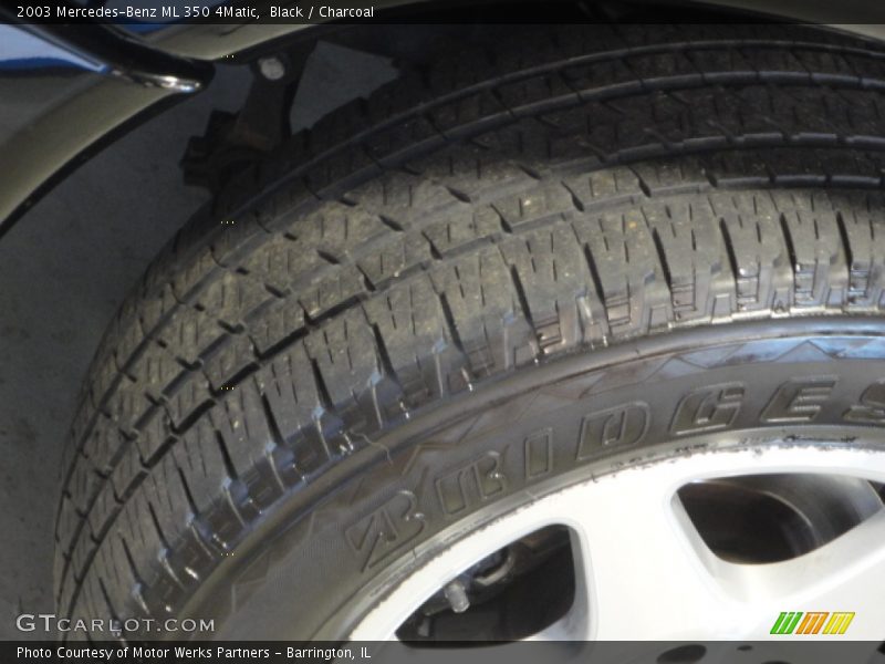 Black / Charcoal 2003 Mercedes-Benz ML 350 4Matic