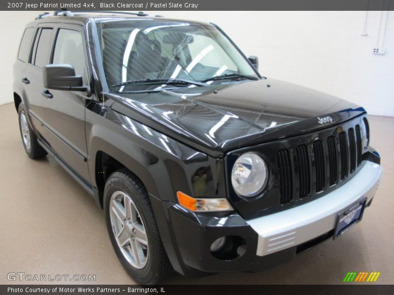 Black Clearcoat / Pastel Slate Gray 2007 Jeep Patriot Limited 4x4