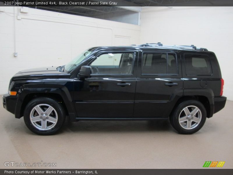 Black Clearcoat / Pastel Slate Gray 2007 Jeep Patriot Limited 4x4