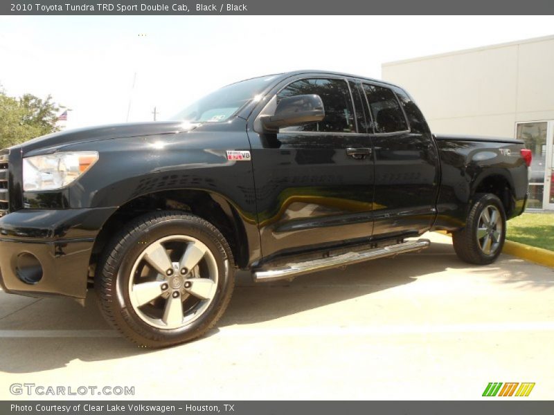 Black / Black 2010 Toyota Tundra TRD Sport Double Cab