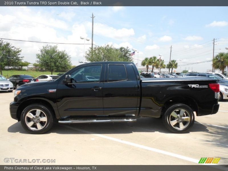 Black / Black 2010 Toyota Tundra TRD Sport Double Cab