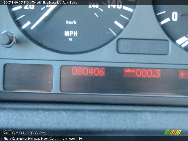 Toledo Blue Metallic / Sand Beige 2005 BMW X5 3.0i