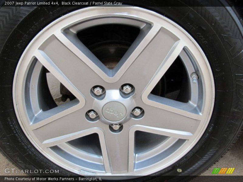 Black Clearcoat / Pastel Slate Gray 2007 Jeep Patriot Limited 4x4