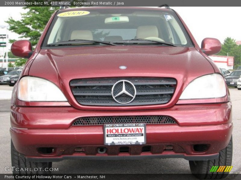 Bordeaux Red Metallic / Java 2000 Mercedes-Benz ML 430 4Matic