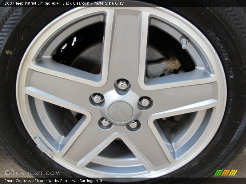 Black Clearcoat / Pastel Slate Gray 2007 Jeep Patriot Limited 4x4