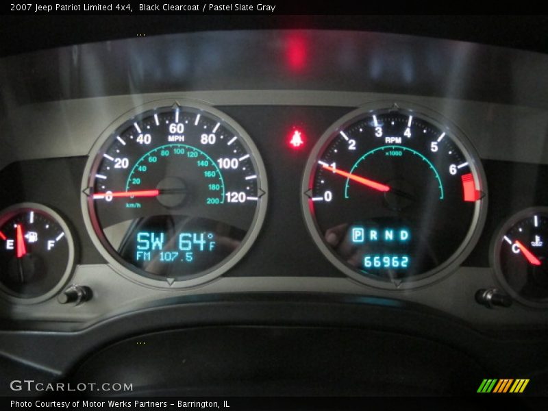 Black Clearcoat / Pastel Slate Gray 2007 Jeep Patriot Limited 4x4