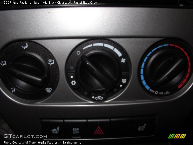 Black Clearcoat / Pastel Slate Gray 2007 Jeep Patriot Limited 4x4