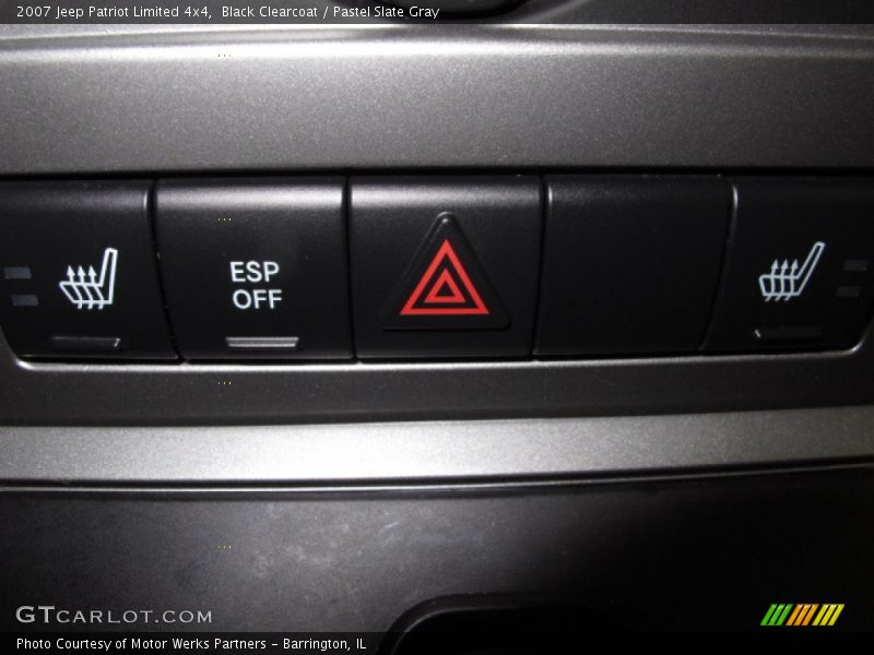 Black Clearcoat / Pastel Slate Gray 2007 Jeep Patriot Limited 4x4