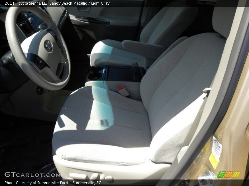 Sandy Beach Metallic / Light Gray 2011 Toyota Sienna LE