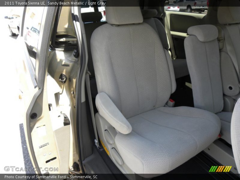 Sandy Beach Metallic / Light Gray 2011 Toyota Sienna LE