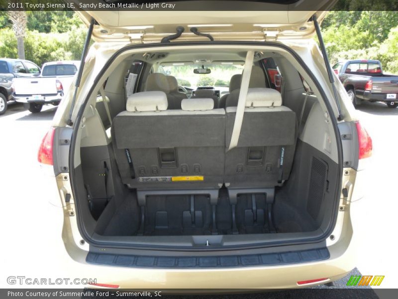 Sandy Beach Metallic / Light Gray 2011 Toyota Sienna LE