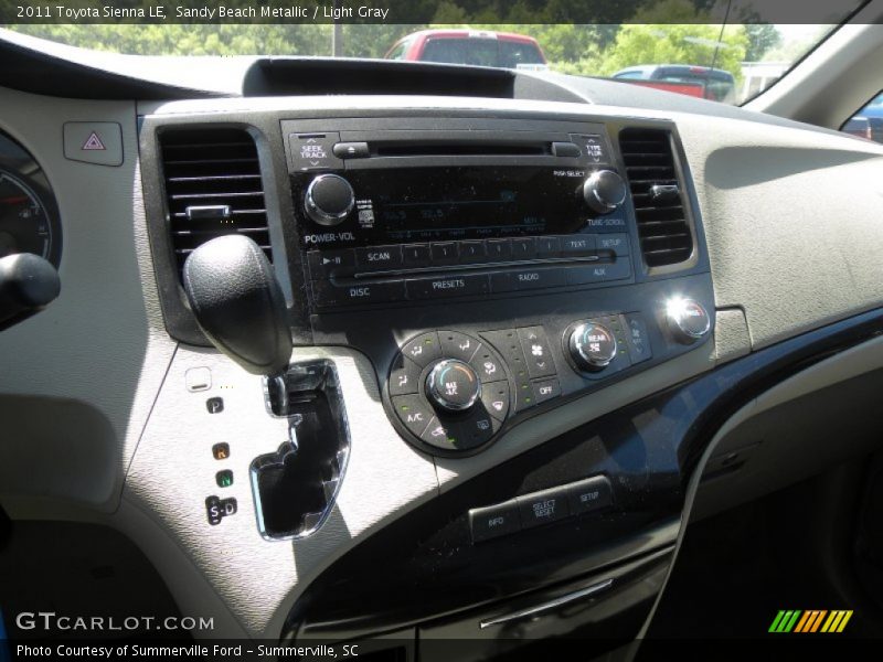 Sandy Beach Metallic / Light Gray 2011 Toyota Sienna LE