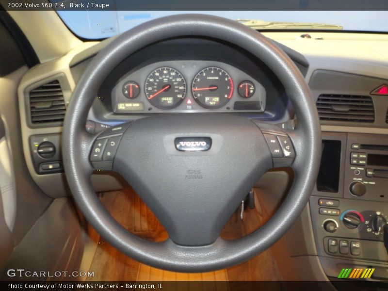 Black / Taupe 2002 Volvo S60 2.4