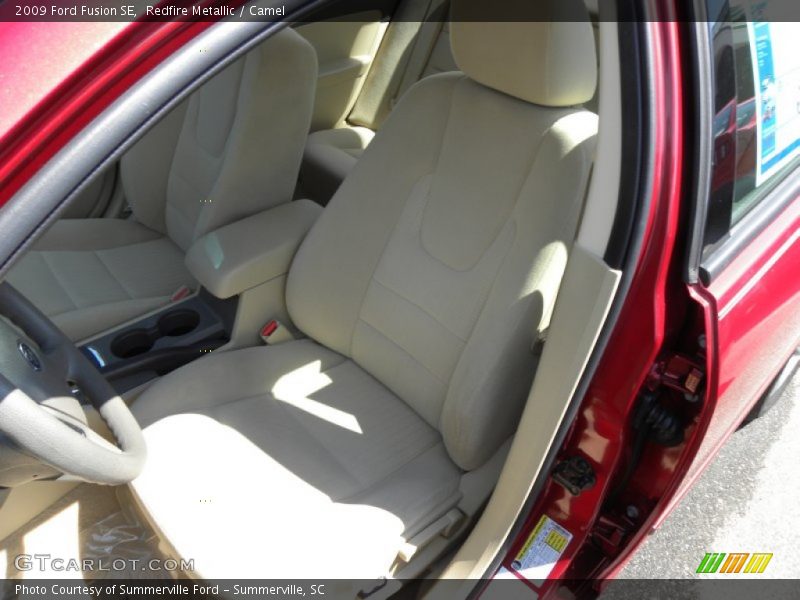 Redfire Metallic / Camel 2009 Ford Fusion SE