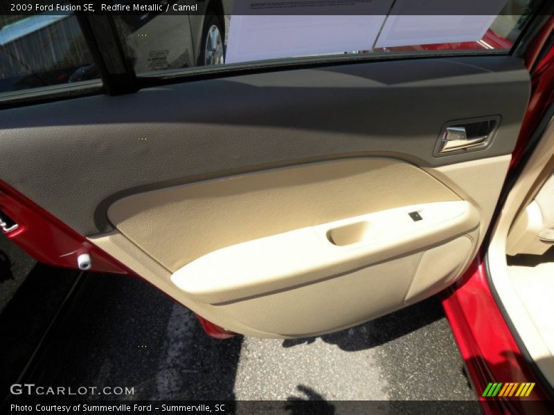 Redfire Metallic / Camel 2009 Ford Fusion SE