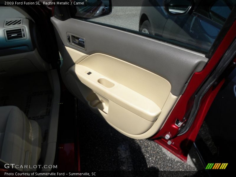 Redfire Metallic / Camel 2009 Ford Fusion SE
