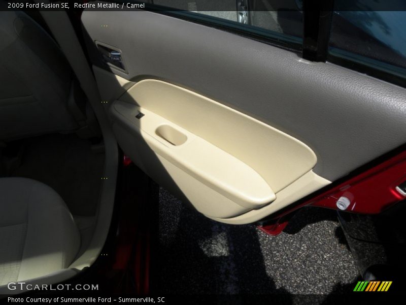 Redfire Metallic / Camel 2009 Ford Fusion SE