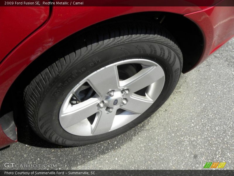 Redfire Metallic / Camel 2009 Ford Fusion SE