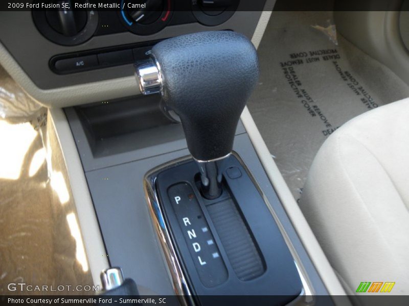Redfire Metallic / Camel 2009 Ford Fusion SE