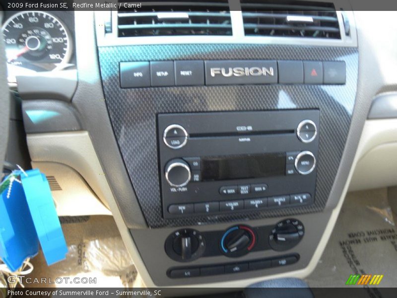 Redfire Metallic / Camel 2009 Ford Fusion SE