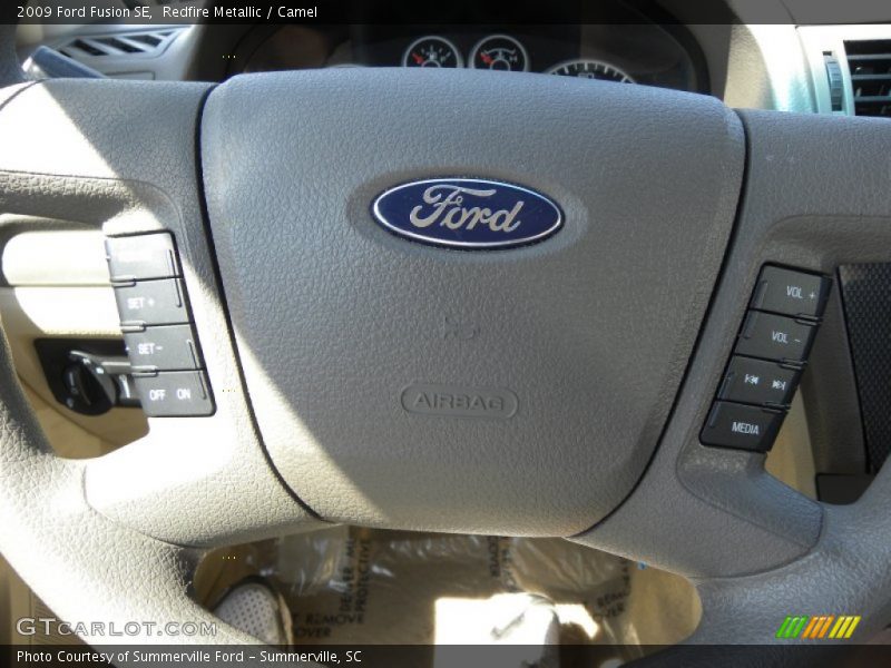 Redfire Metallic / Camel 2009 Ford Fusion SE