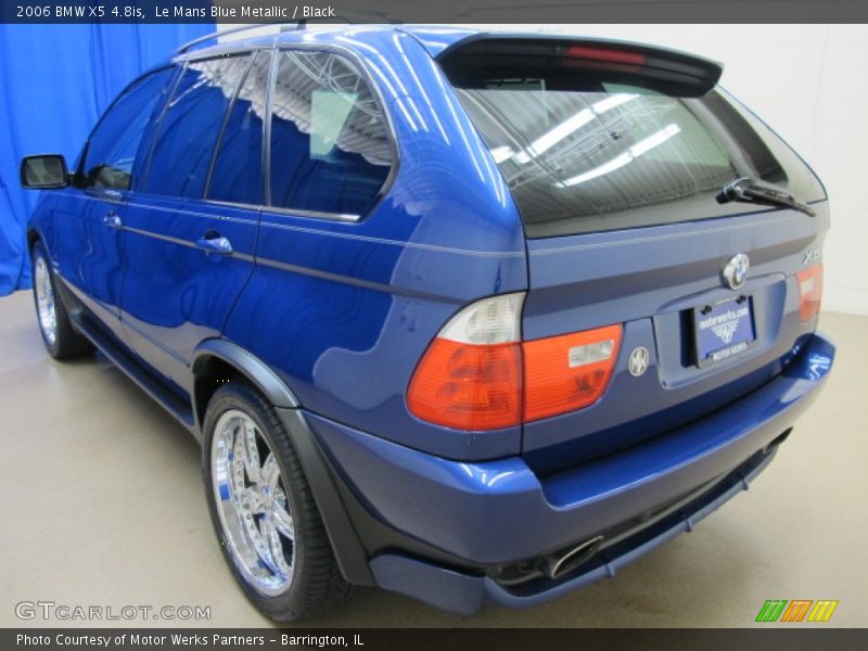 Le Mans Blue Metallic / Black 2006 BMW X5 4.8is