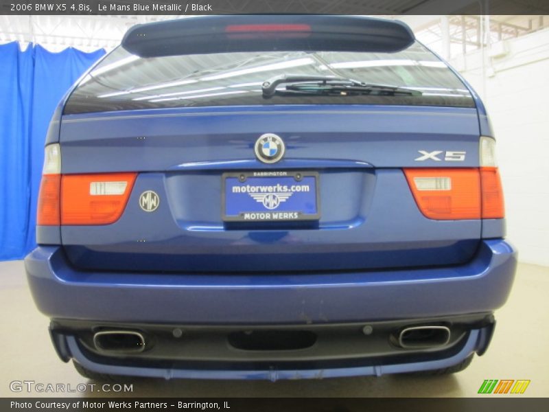 Le Mans Blue Metallic / Black 2006 BMW X5 4.8is