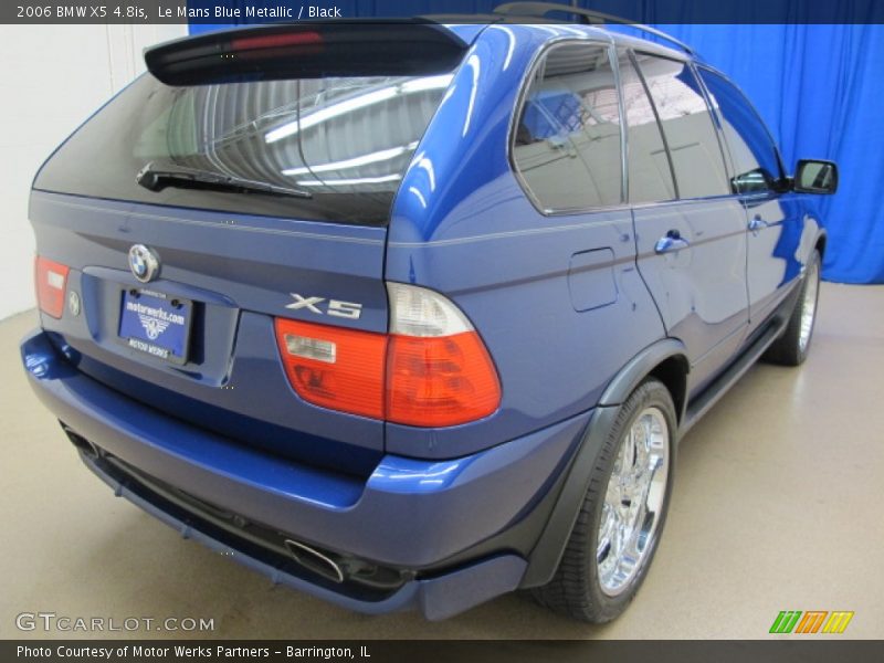 Le Mans Blue Metallic / Black 2006 BMW X5 4.8is