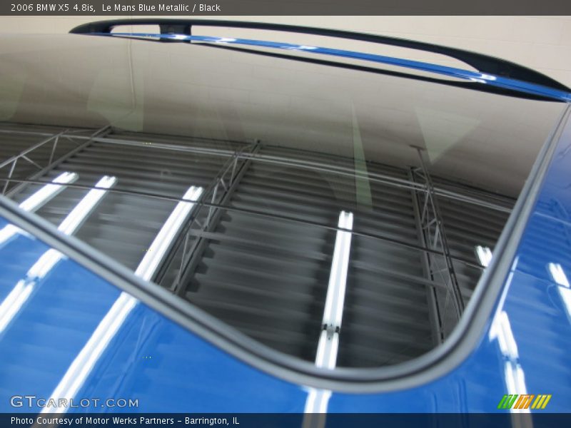 Le Mans Blue Metallic / Black 2006 BMW X5 4.8is