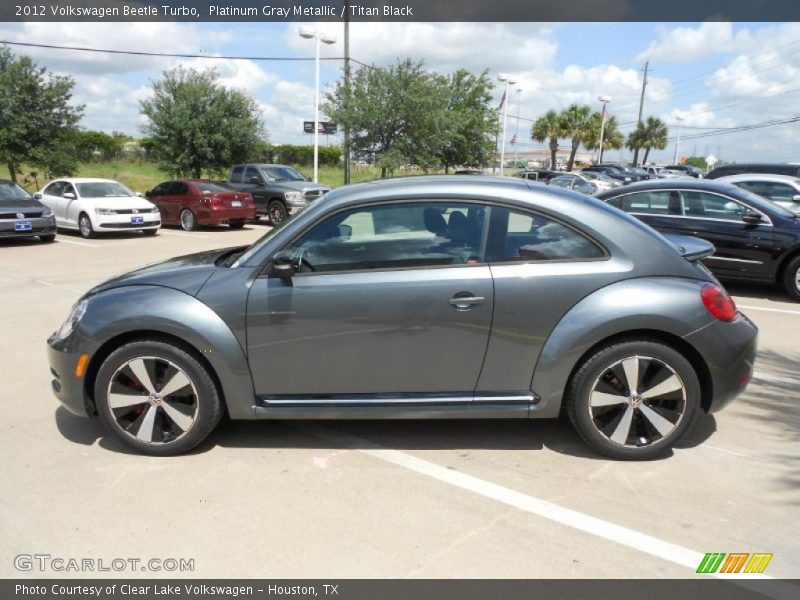 Platinum Gray Metallic / Titan Black 2012 Volkswagen Beetle Turbo