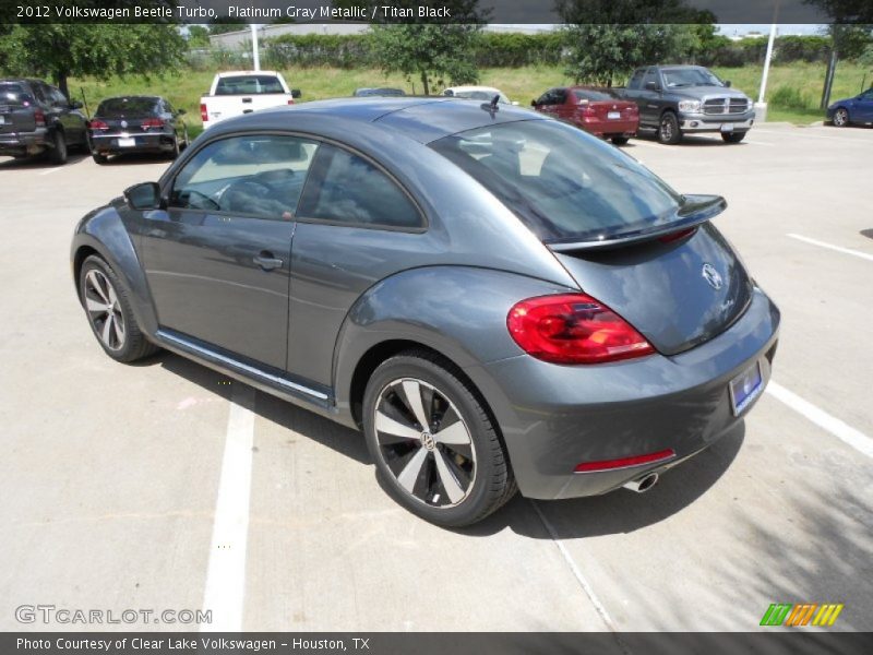 Platinum Gray Metallic / Titan Black 2012 Volkswagen Beetle Turbo