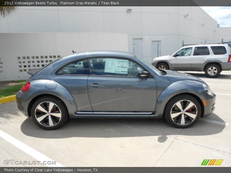 Platinum Gray Metallic / Titan Black 2012 Volkswagen Beetle Turbo