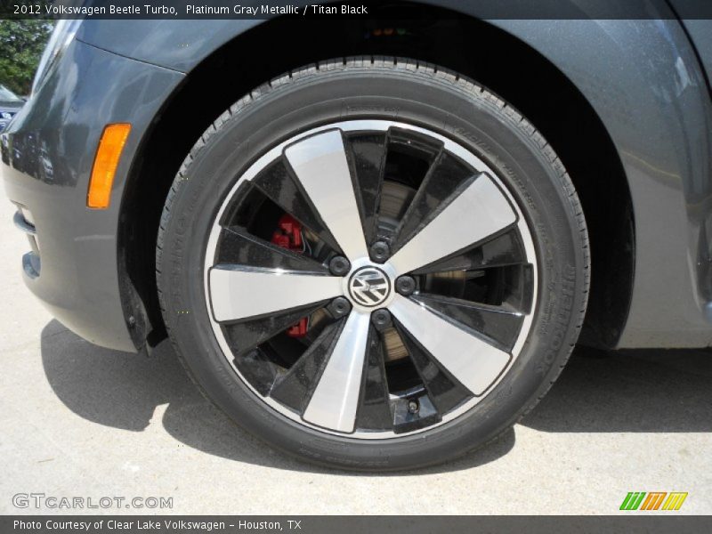 Platinum Gray Metallic / Titan Black 2012 Volkswagen Beetle Turbo