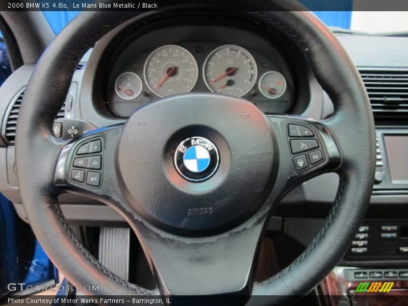 Le Mans Blue Metallic / Black 2006 BMW X5 4.8is