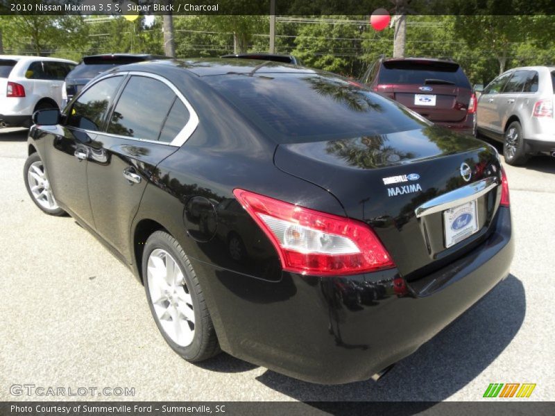 Super Black / Charcoal 2010 Nissan Maxima 3.5 S