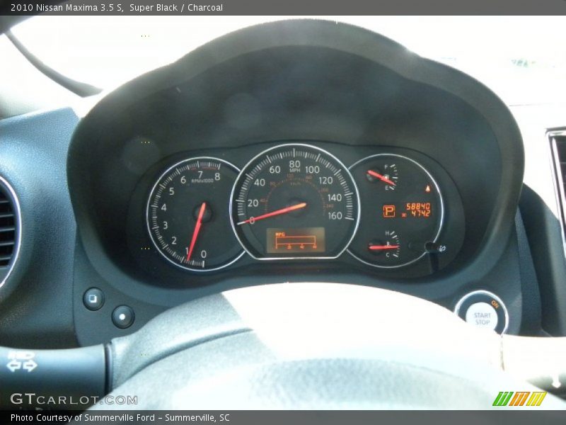 Super Black / Charcoal 2010 Nissan Maxima 3.5 S