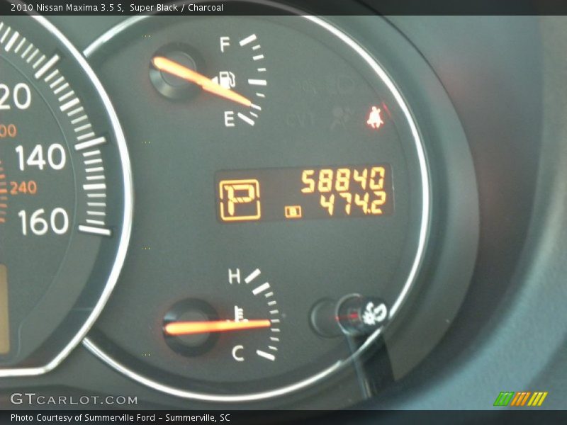Super Black / Charcoal 2010 Nissan Maxima 3.5 S