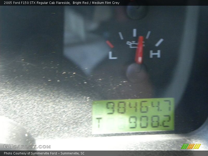Bright Red / Medium Flint Grey 2005 Ford F150 STX Regular Cab Flareside