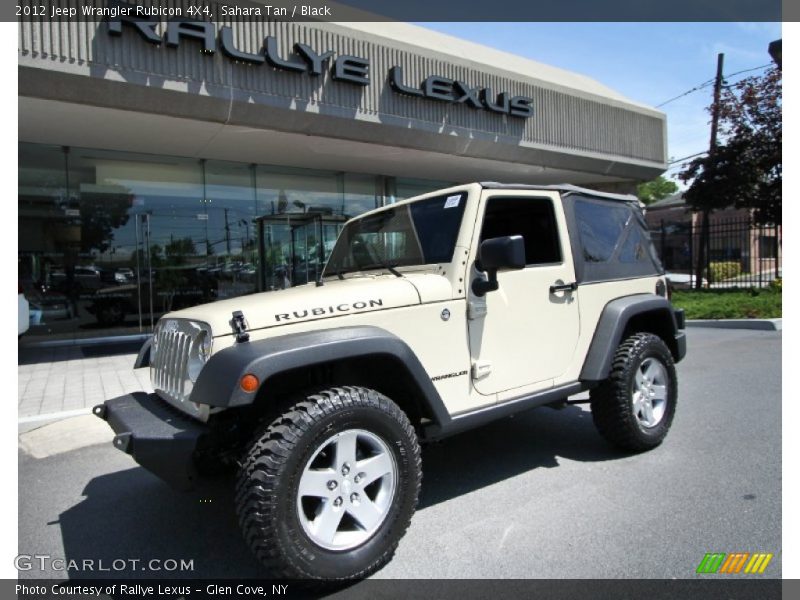 Sahara Tan / Black 2012 Jeep Wrangler Rubicon 4X4