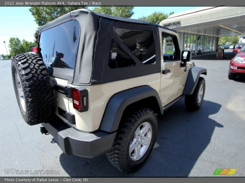 Sahara Tan / Black 2012 Jeep Wrangler Rubicon 4X4