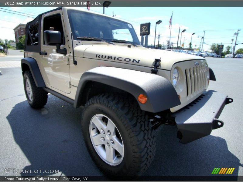 Sahara Tan / Black 2012 Jeep Wrangler Rubicon 4X4