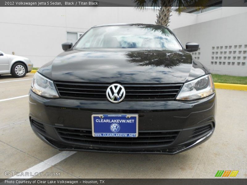 Black / Titan Black 2012 Volkswagen Jetta S Sedan