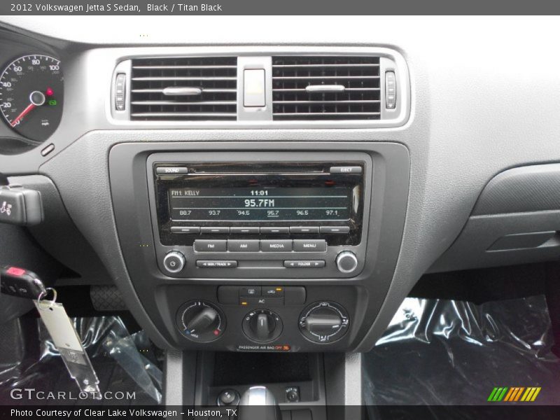 Controls of 2012 Jetta S Sedan