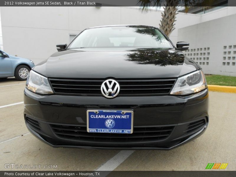 Black / Titan Black 2012 Volkswagen Jetta SE Sedan